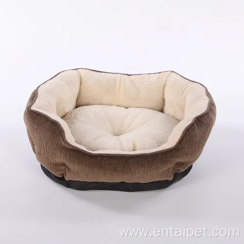 Popular Fashion Pet Bed Cotton Velvet Dog Bed